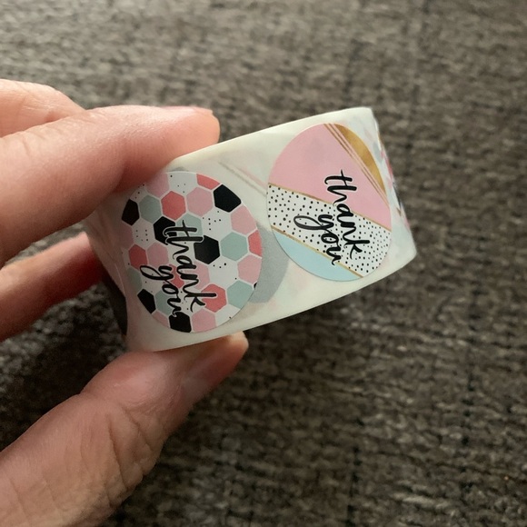 Thank You Stickers Self Adhesive Labels 500 piece, 1” Diameter, NWT, - Picture 8 of 10